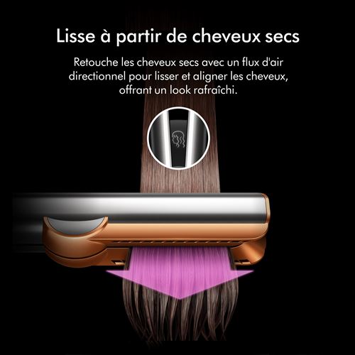 Dyson Lisseur Airstrait 1600W Nickel et Cuivré