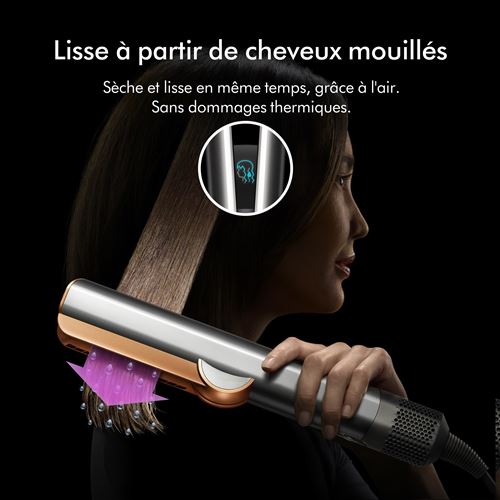 Dyson Lisseur Airstrait 1600W Nickel et Cuivré
